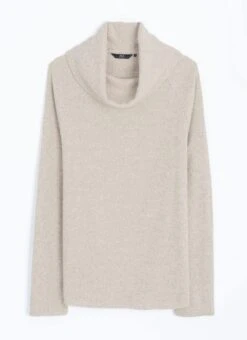 Cowl Neck Jersey Top -EWM Store 66987pvl 3fcdbb7b7eeee47