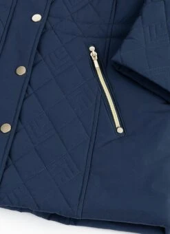 Diamond Quilted Coat With Detachable Hood 9 Diamond Quilted Coat With Detachable Hood -EWM Store 67253pvl f1380676e567cc5