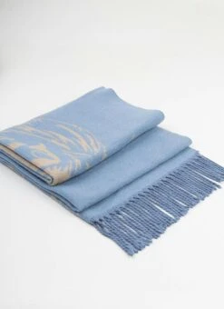 Highland Cow Super Soft Scarf - Blue -EWM Store 67402pvl 8f1f9505724df1e