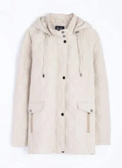 Diamond Quilted Coat