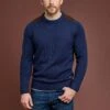 Textured Knit Crew Neck Jumper -EWM Store 67679pvl ef5111f38c35ccf