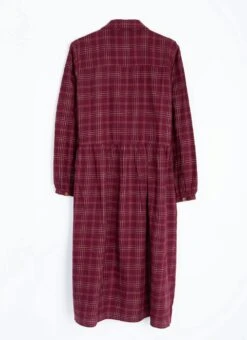 Pure Cotton Collared Check Dress -EWM Store 67749pvl 354192aebf6d70f