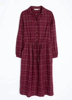 Pure Cotton Collared Check Dress -EWM Store 67754pvl 0e9c4a1b1cfff2e