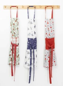 Gonks Print Cotton Grey Apron -EWM Store 67799pvl 47131c71d4f3509 2