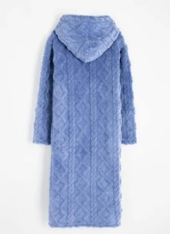 Cosy Fleece Cable Lounge Hoodie -EWM Store 68116pvl 4a945ae60b8a51d