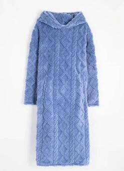 Cosy Fleece Cable Lounge Hoodie -EWM Store 68120pvl cd36bd73ef40292