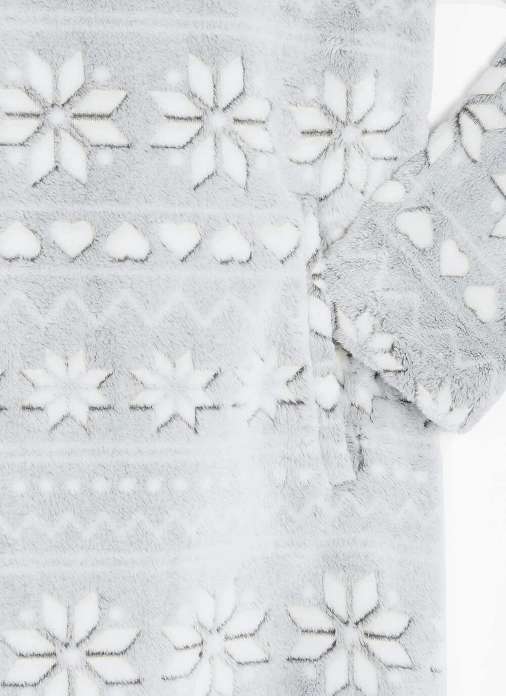 Cosy Fleece Fairisle Cowl Neck Lounger 7 Cosy Fleece Fairisle Cowl Neck Lounger - Image 5