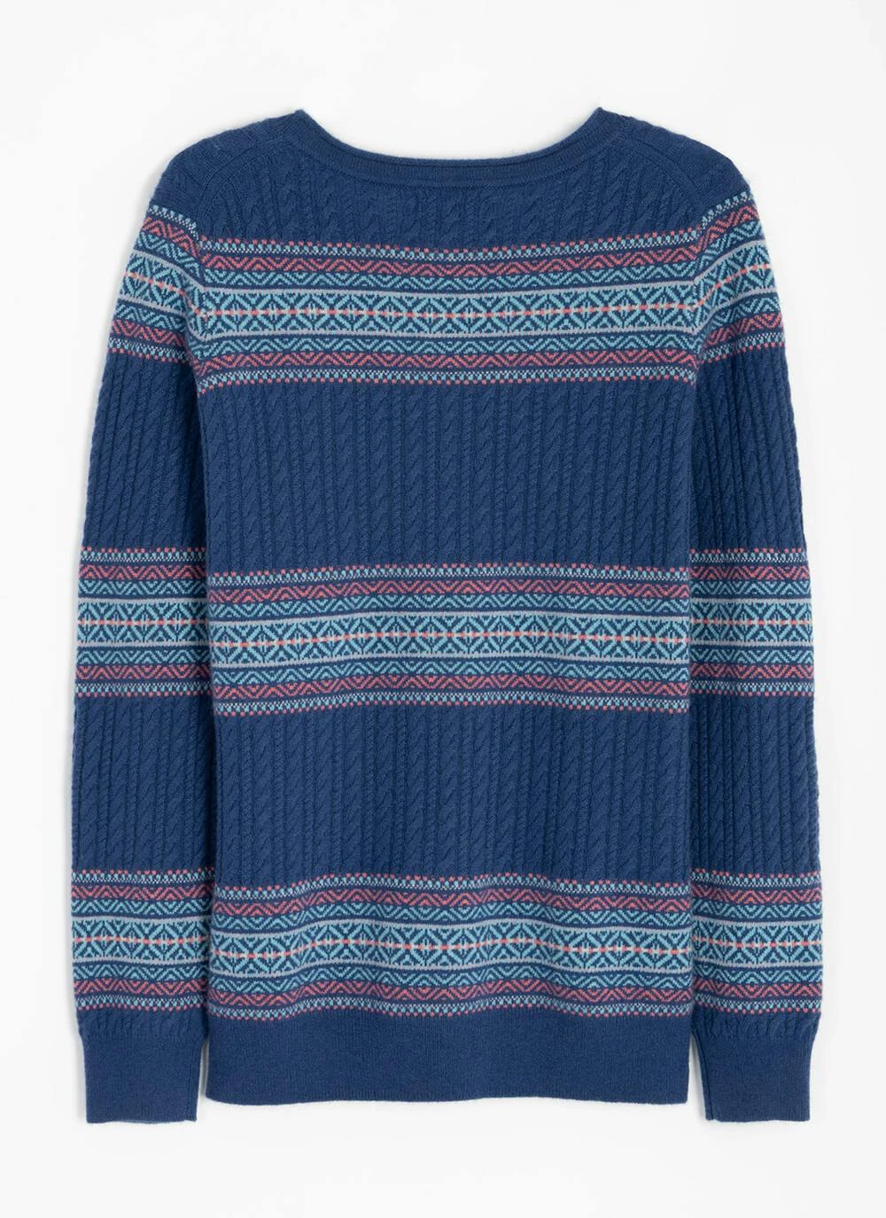 Cashmere Cable Fairisle Jumper 5 Cashmere Cable Fairisle Jumper - Image 3